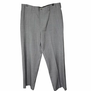 L.L. Bean Men’s Classic Fit Gray Flat Front Trousers